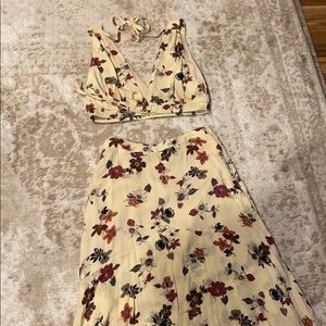 Two Piece Floral Set